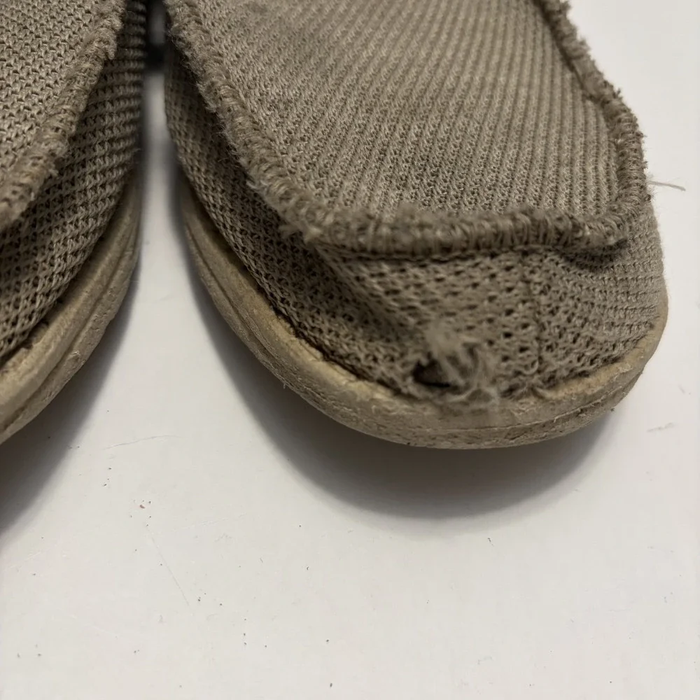 Hey Dude Mens Wally Sox Canvas Boat Shoe Loafers 8 Lightweight Comfort